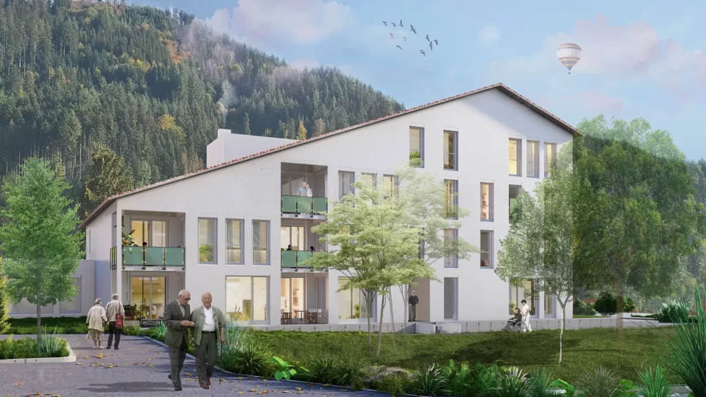 Visualisierung Seniorenwohnanlage Bad Peterstal