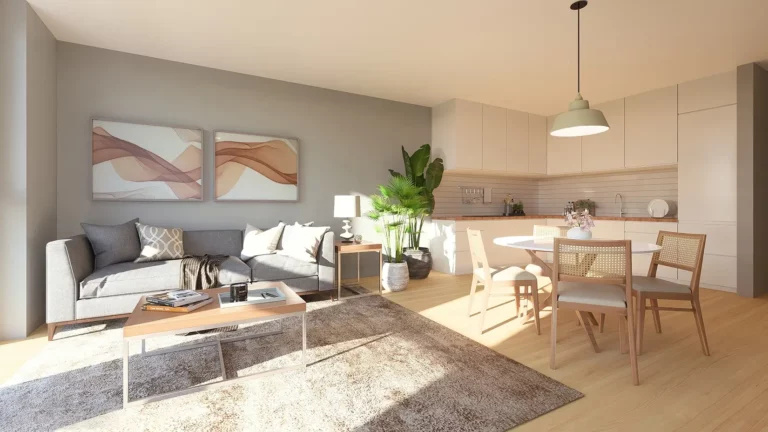Visualisierung Wohnung der Seniorenwohnanlage in Grenzach-Wyhlen