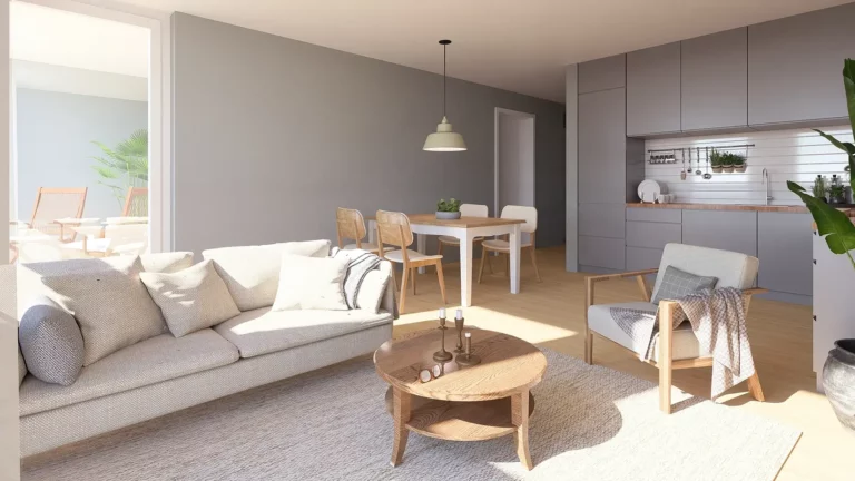 Visualisierung Wohnung der Seniorenwohnanlage in Grenzach-Wyhlen