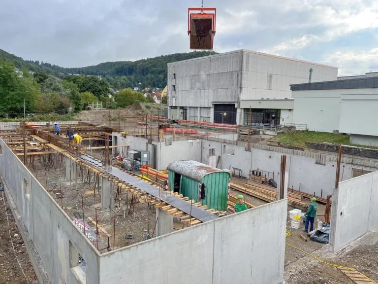 Baufortschritt von September 2024
