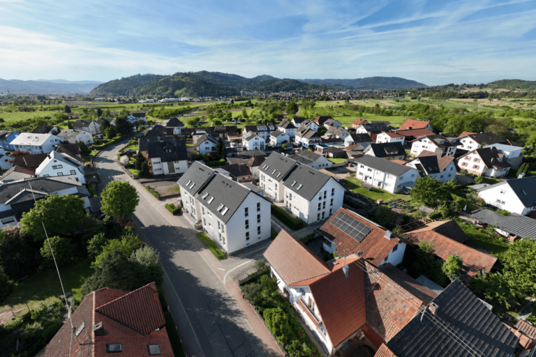 Luftaufnahme von der Ortenaustraße 54.