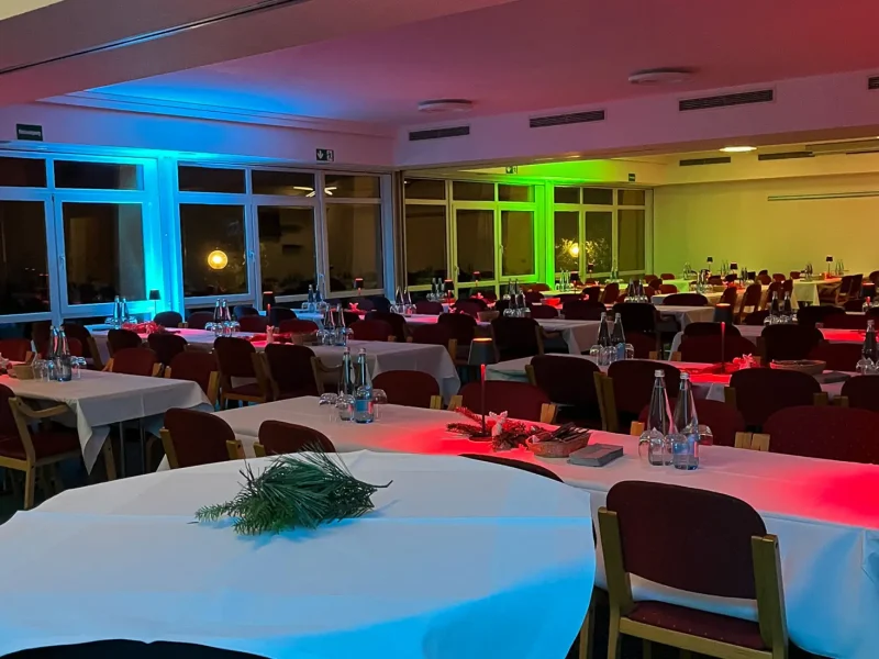 Raum für Weihnachtsfeier im Schwarzwaldhotel Gengenbach