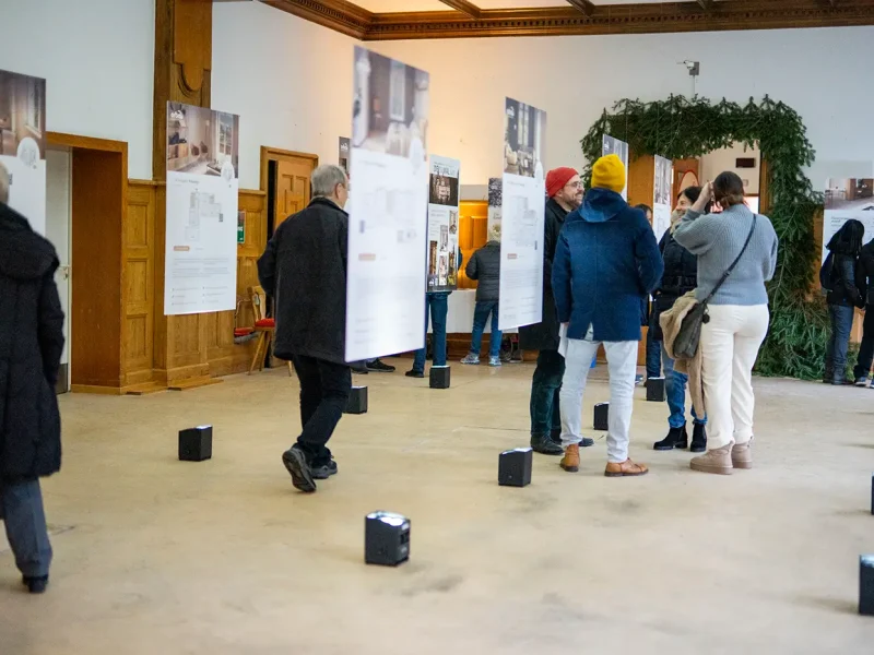 Ausstellung der Wohnungen im Schloss Rothschild