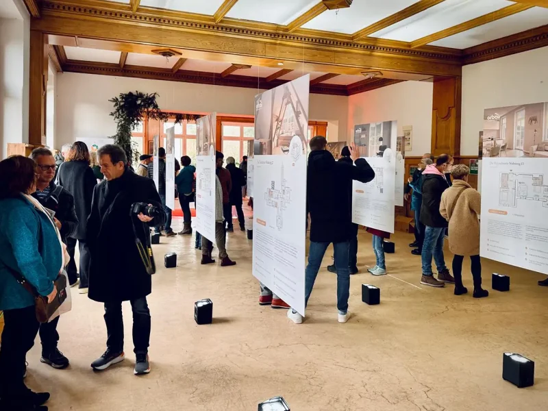 Großes Interesse an der Ausstellung