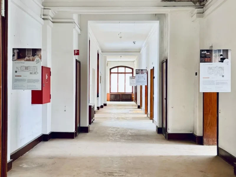 Wohnungsvisualisierungen führten durch das Gebäude