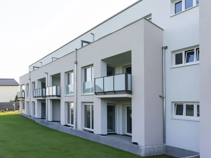 Außenansicht des Neubaugebäudes