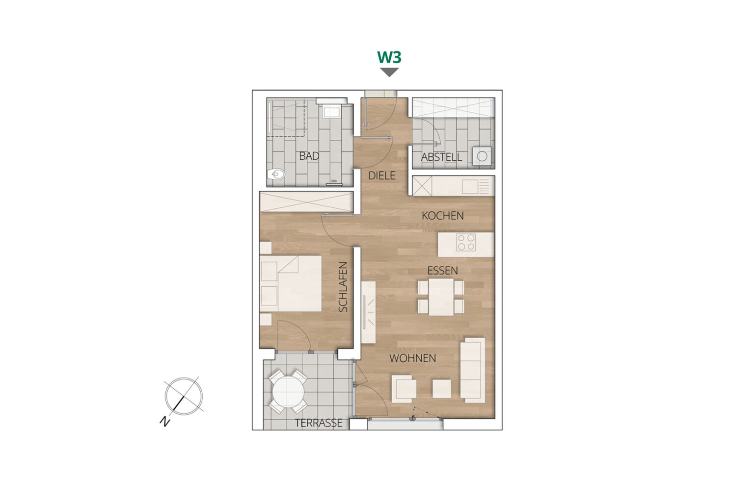 Grundriss Wohnung 03