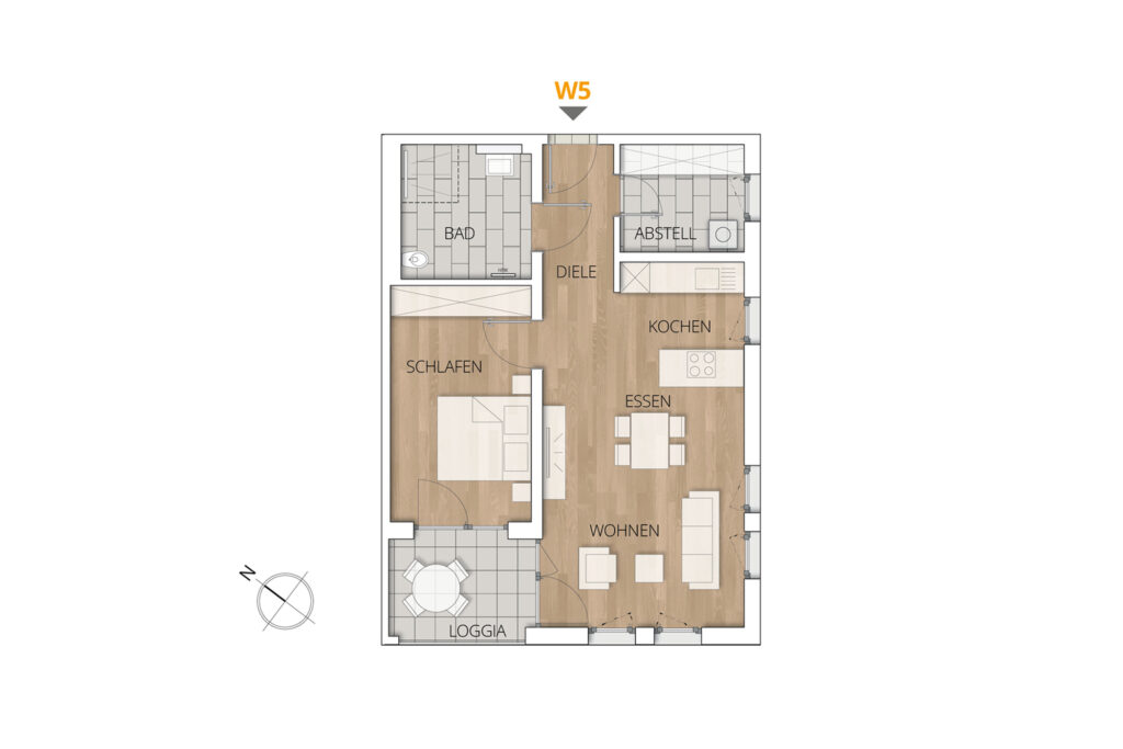 Grundriss Wohnung 05