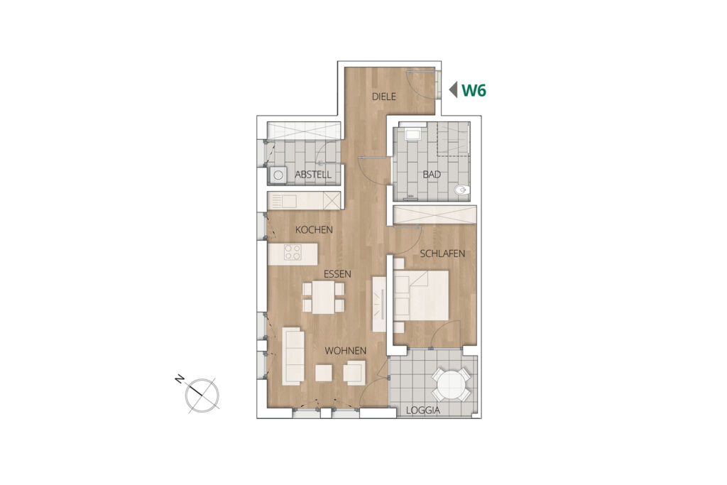 Grundriss Wohnung 06