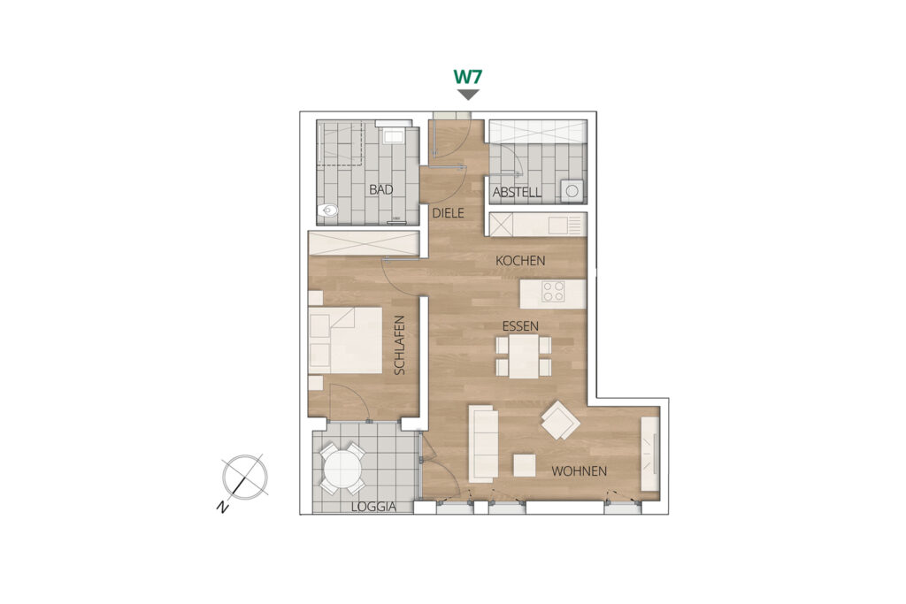 Grundriss Wohnung 07