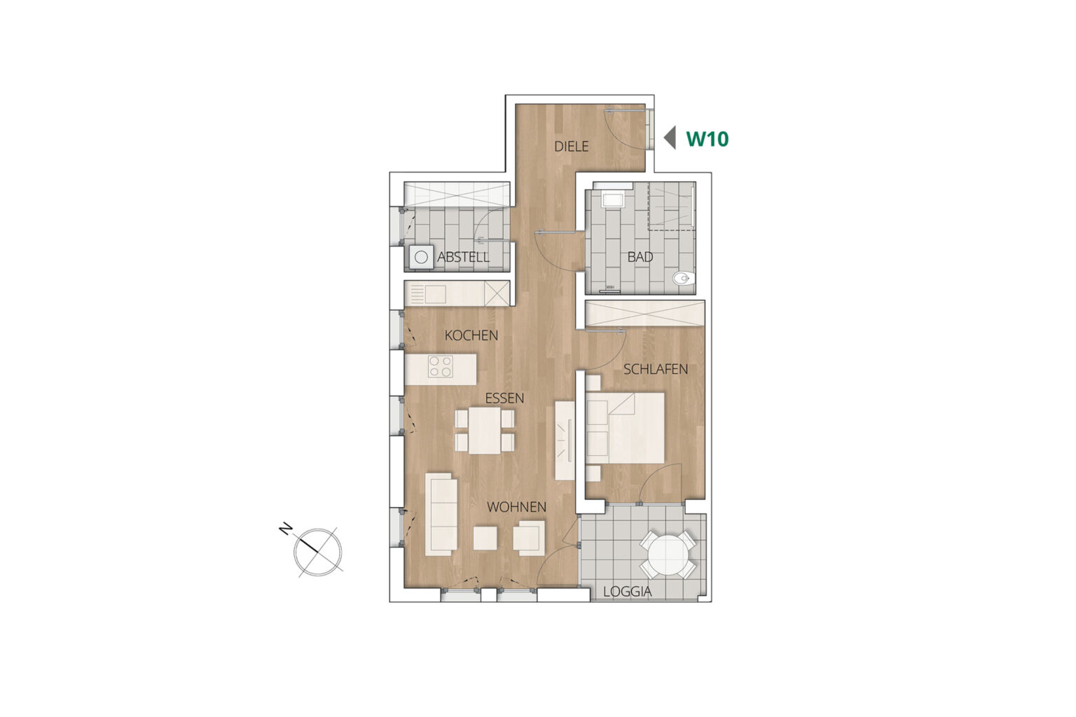 Grundriss Wohnungen 10