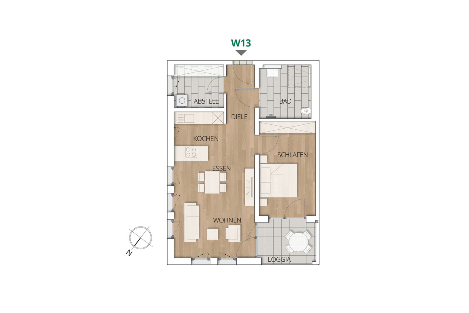Grundriss Wohnung13