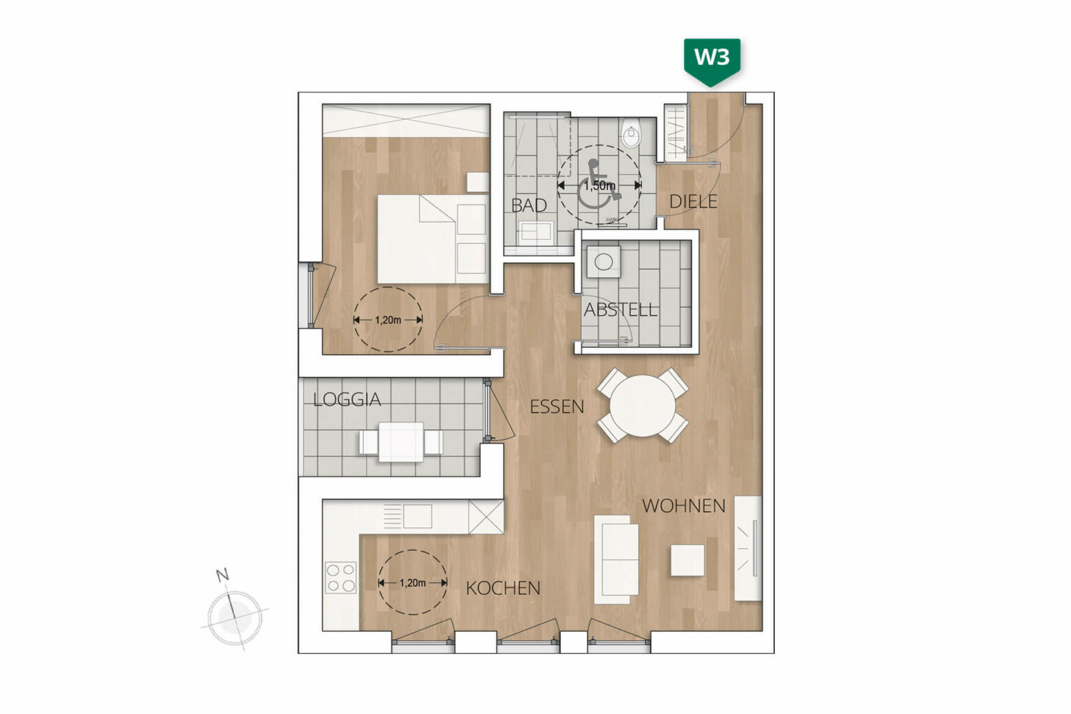 Grundriss W3