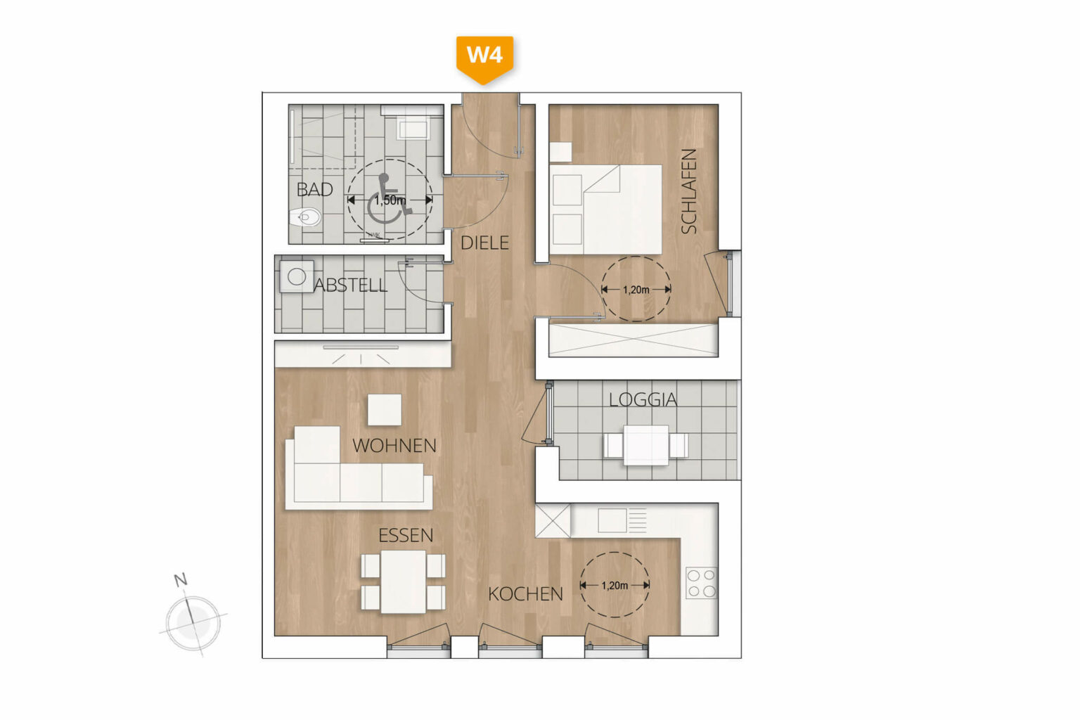 Grundriss W4